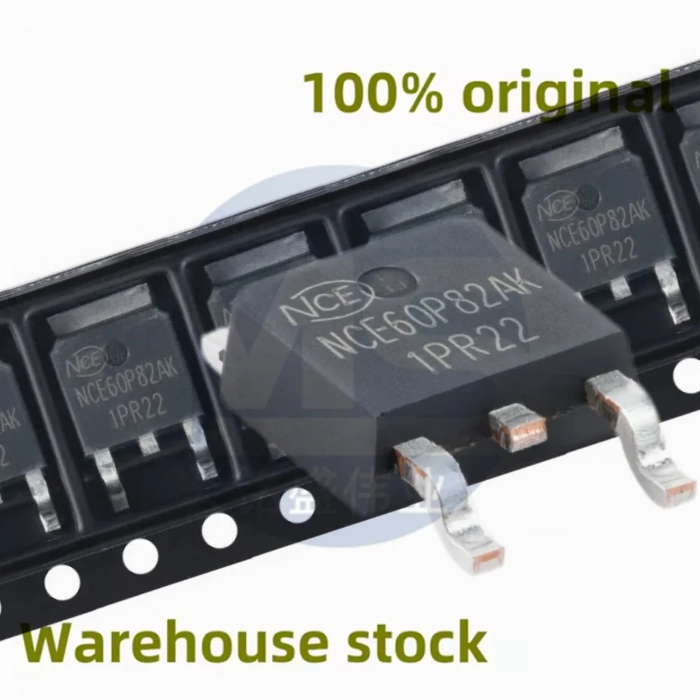 10PCS 100% New NCE60P82AK 60V 82A TO-252 P-channel Enhanced MOSFET Spot Direct Sale