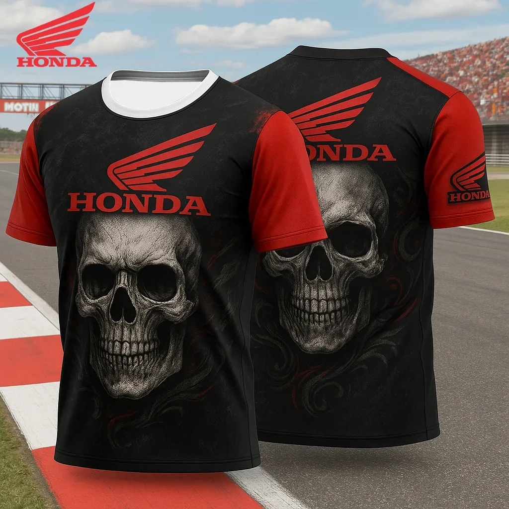 

Honda HRC мотоциклетный гоночный трикотаж, мужская дышащая впитывающая пот спортивная одежда, топ для летних любителей велоспорта, команда