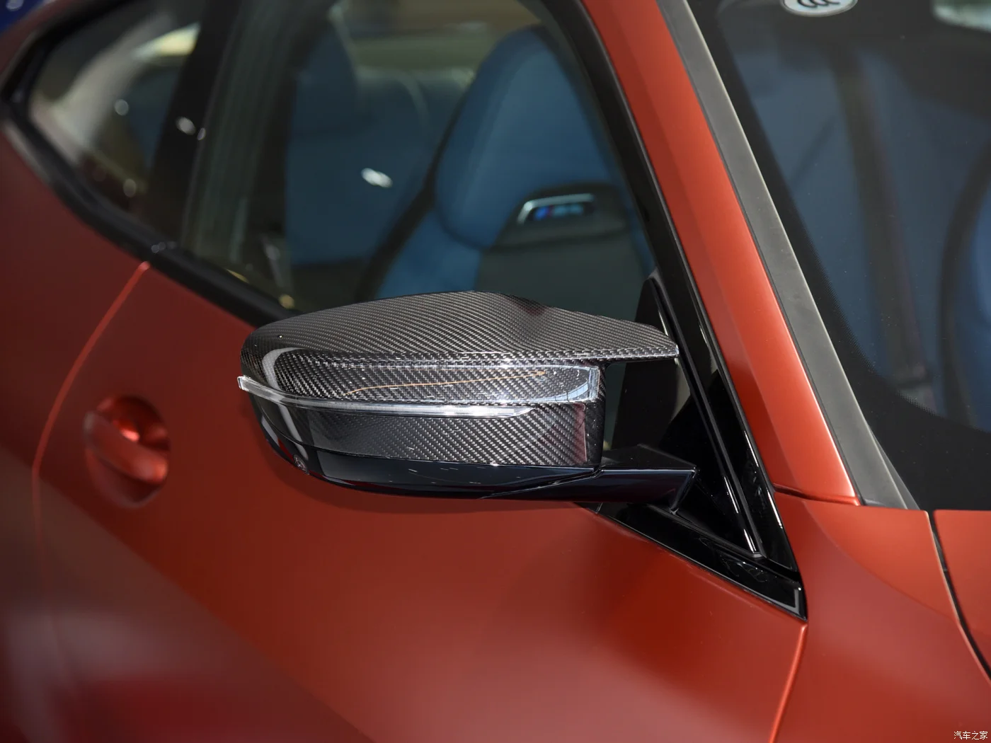 Carbon Fiber Rear View Mirror Covers Caps For BMW 3 4 Series G80 M3 G83 M4 2021 2022 LHD Mirror Shell