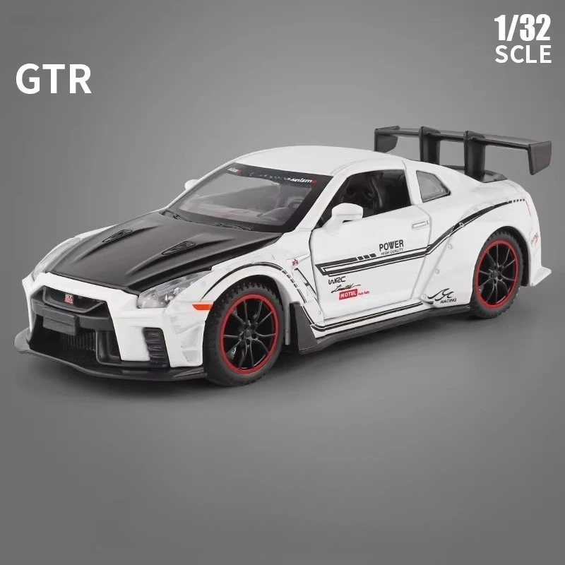 1:32 GTR R35 Sports Car Model Alloy Diecasts Vehicles Toy Simulation Toys For Children Gifts