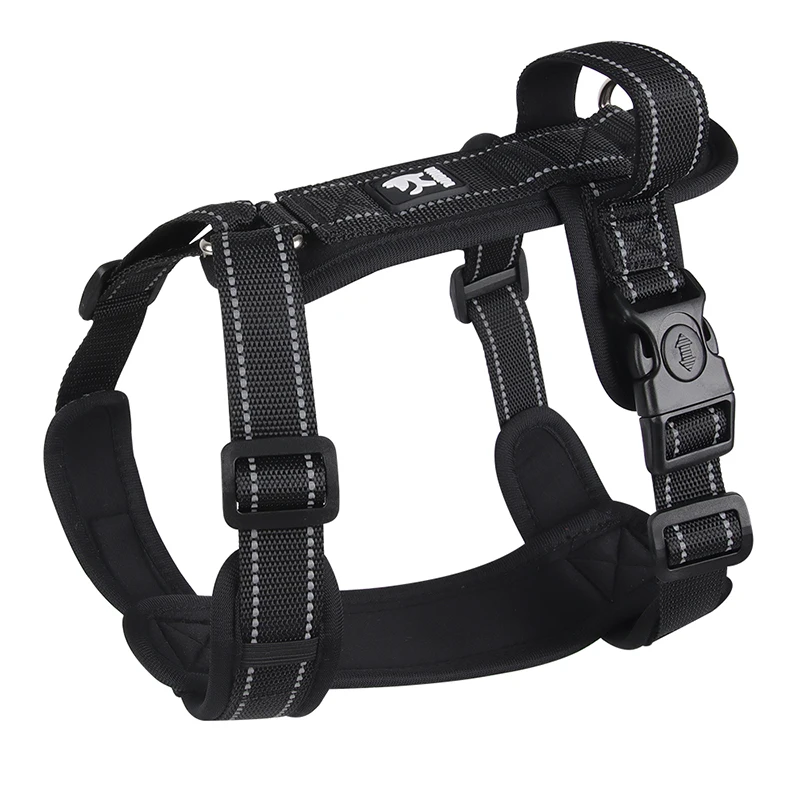 Coleira Peitoral Anti-Puxão para Cães Pequenos e Médios com Alça para Caminhada e Trilhas - Suprimentos para Animais de Estimação (Corgi, Shiba Inu, Pug)