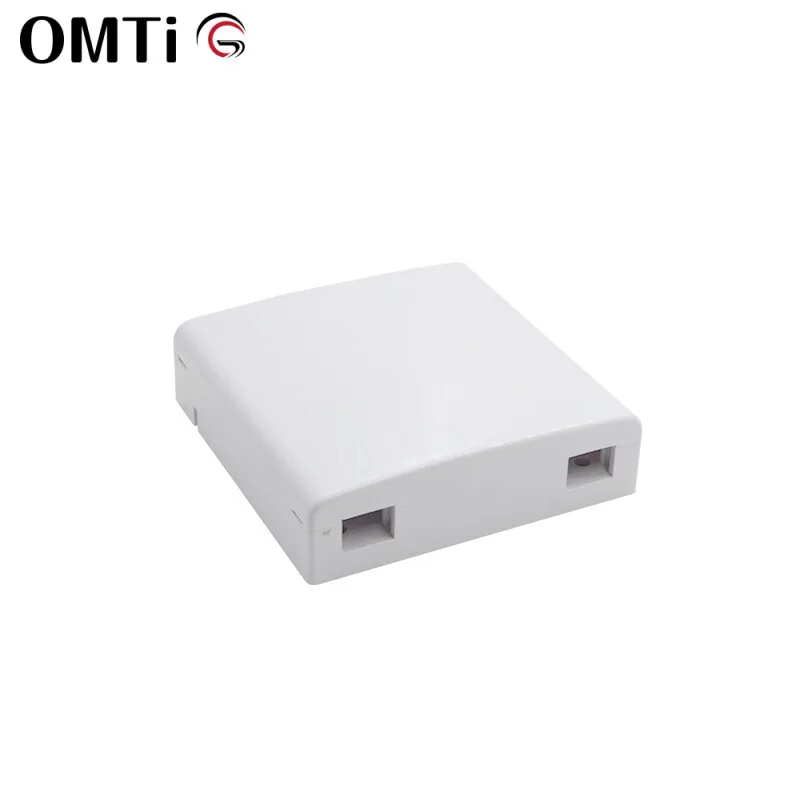 

FTTH 2Core Termination Box Ftth Box/ 2 Ports SC FC LC Fiber Optic Socket Panel ,Optical Fiber Panel Box PVC