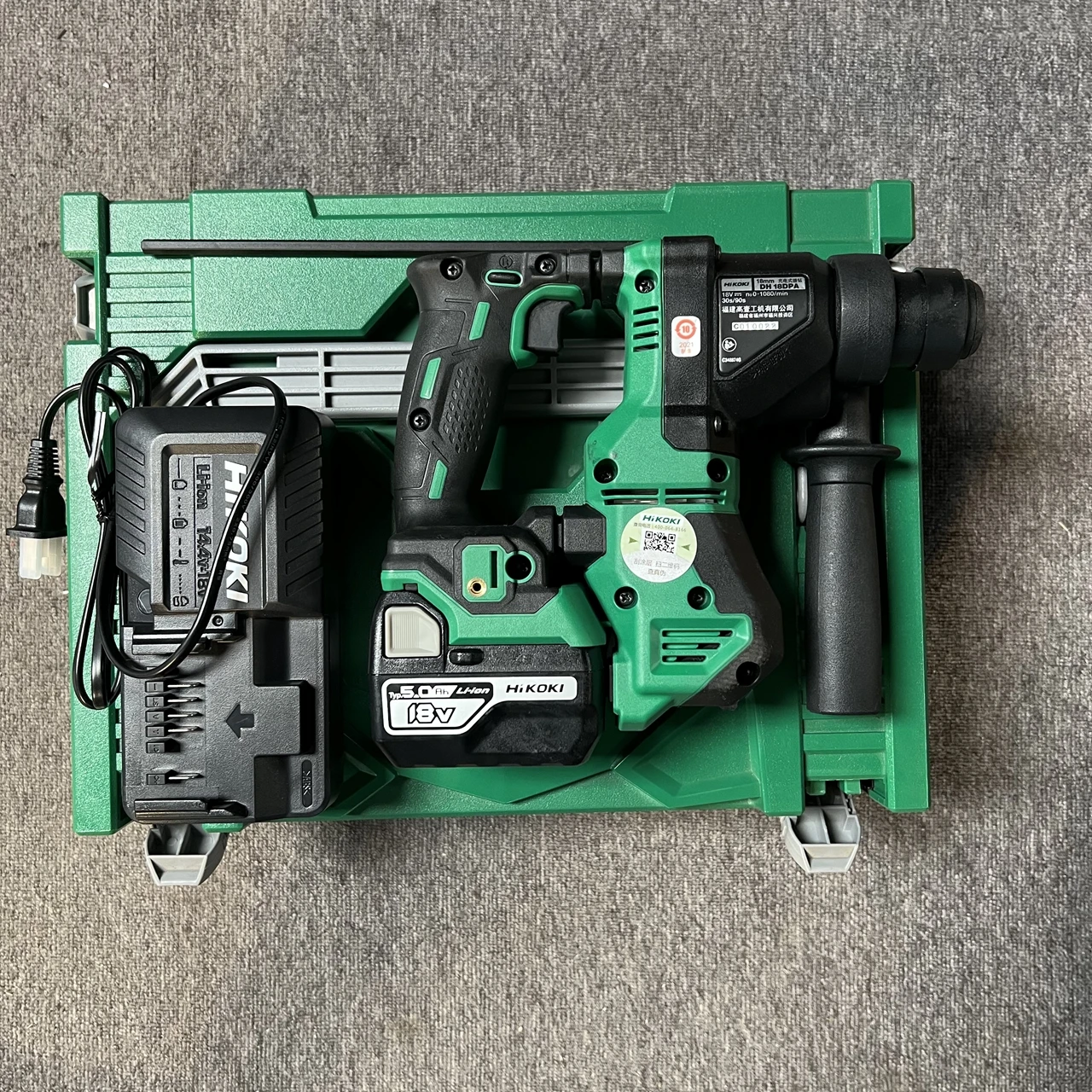 New HIKOKI 18V Brushless Cordless 2speed drill+Impact DH18DPA NNK   Includes 5.0AH lithium battery and charger