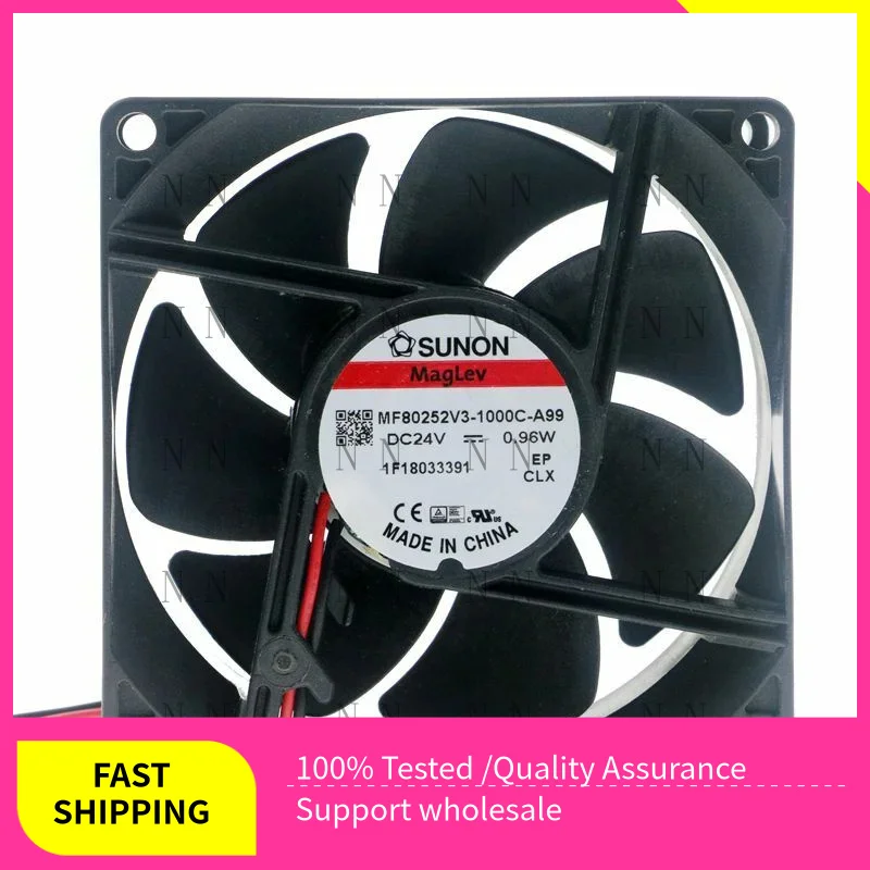 

GGT FOR SUNON MF80252V3-1000C-A99 SUNON 8025 24V 0.96W 8CM Mute Inverter Fan