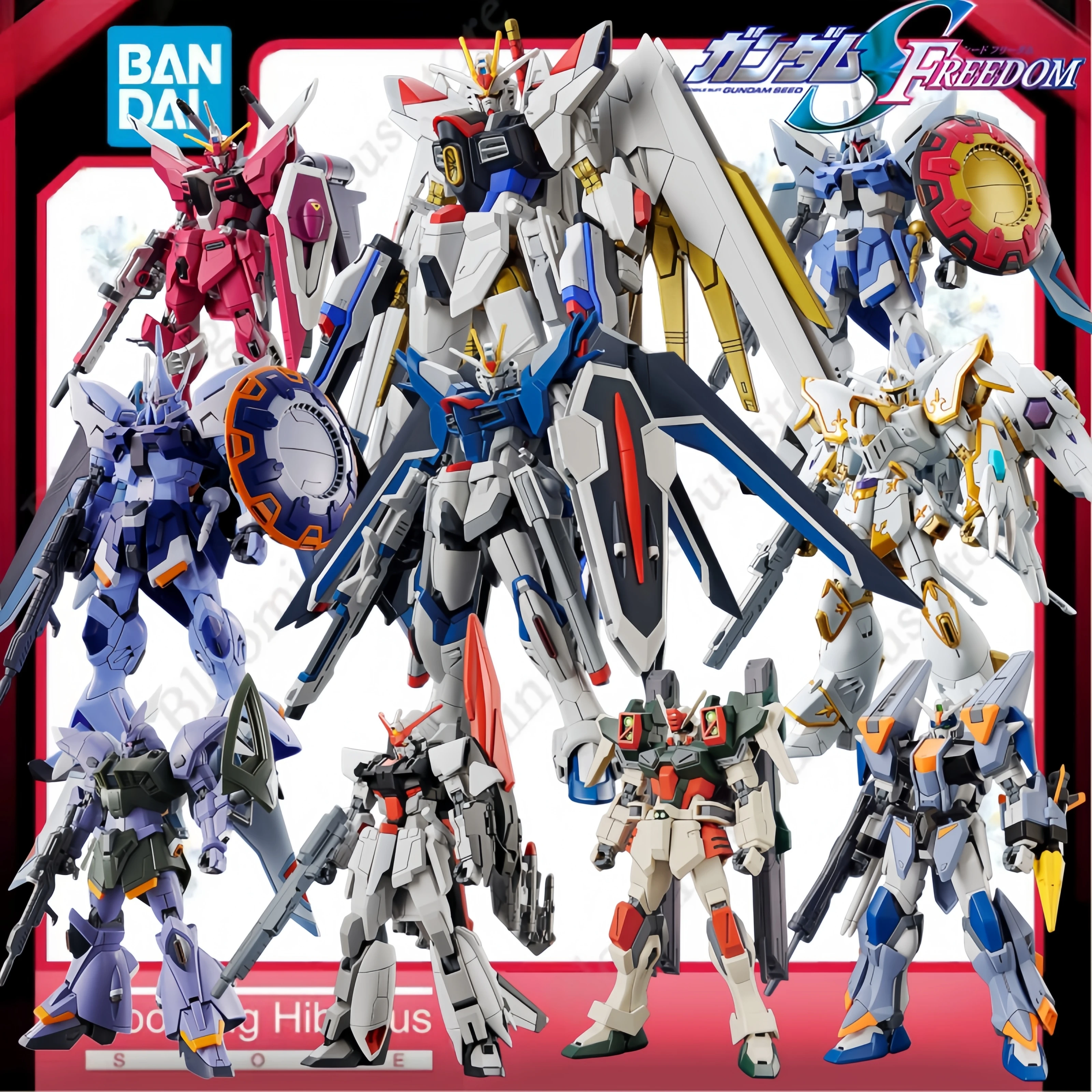 

Authentic Bandai HG Gundam SEED Freedom Series Assembly Action Figure Collectible Gunpla Plastic Model Kit - In Stock
