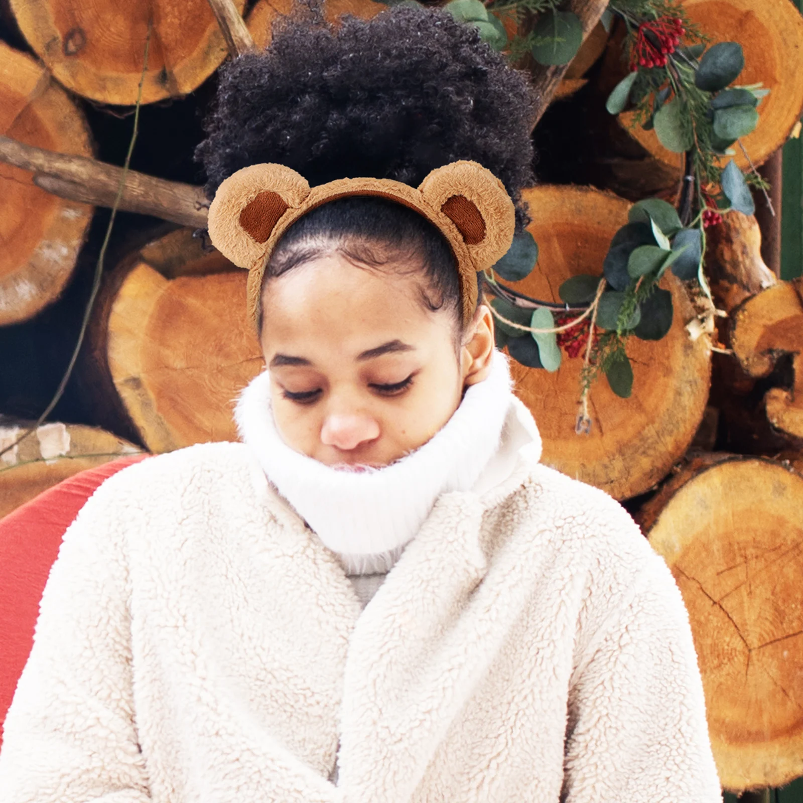 

2 pcs Bear Headband Animal Ears Hairband For Cosplay Party Halloween Costume Accessories s Adults Universal Fit Selfie Photo