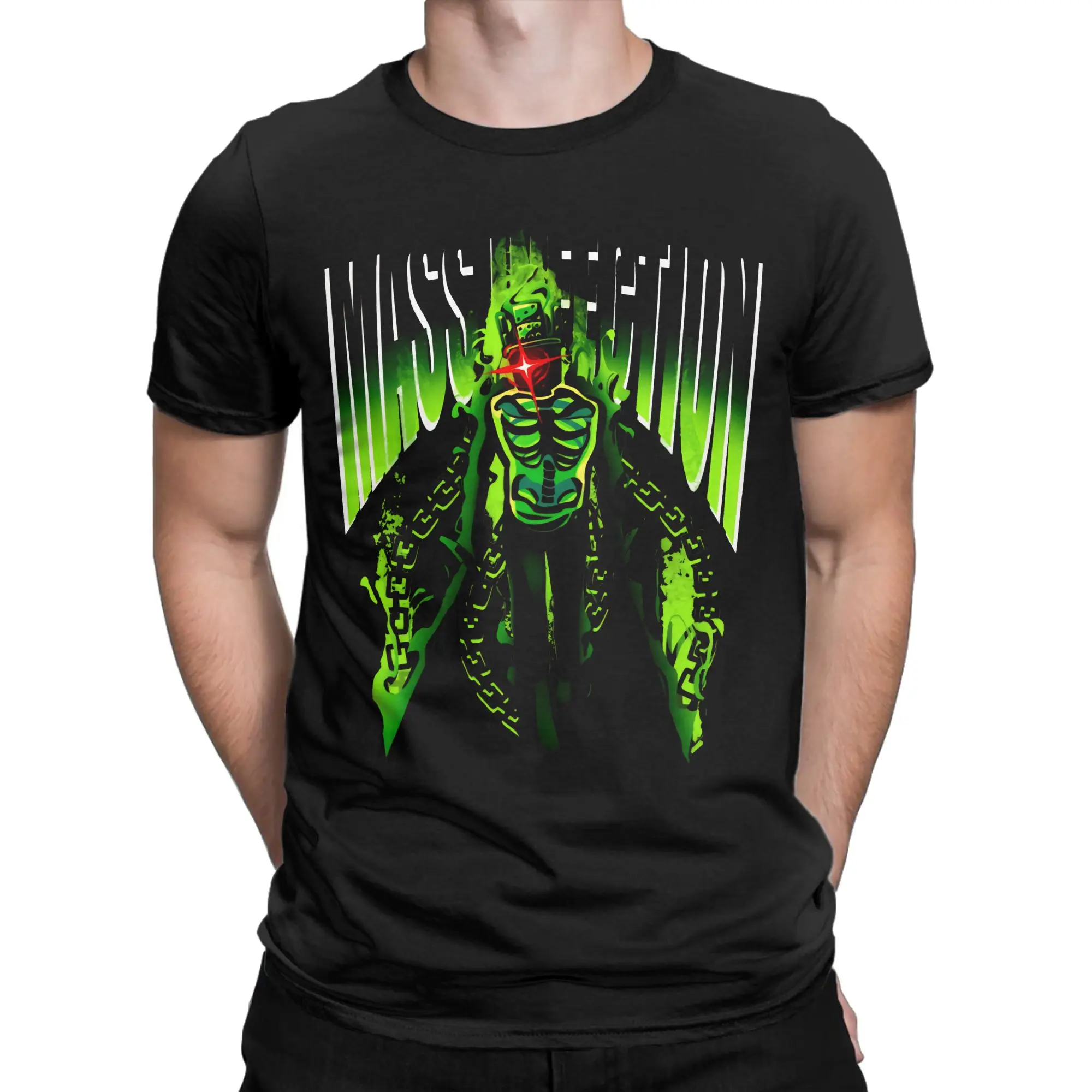 Men Forsaken -MASS INFECTION 1X T Shirts Clothes Summer Aesthetic Short Sleeve T-Shirt O-Neck Harajuku Tee Shirt Large Size