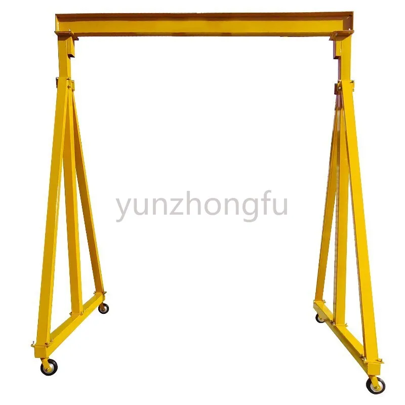 Customized Army Airport Electric Small Mobile Gantry Hand Push Gantry Crane Crane 2 T Gantry