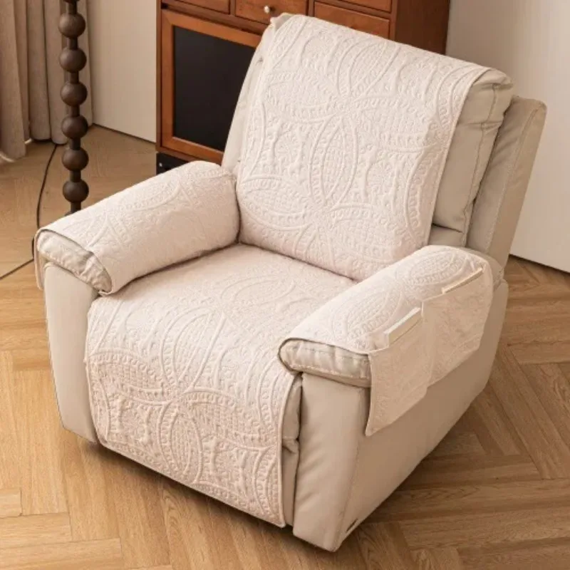 European Sofa Cushion Cover 55x195cm Single Seat Recliner Pad Anti Fouling Household Pet Sofa Protection Slipcover
