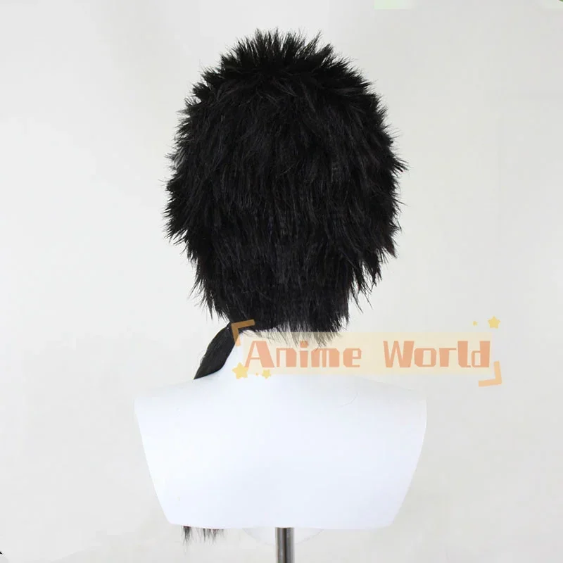 Game Anime Auron Cos Cosplay Wig Halloween Carnival Party Props Synthetic Hair Heat Resistant Fiber + Wig Cap