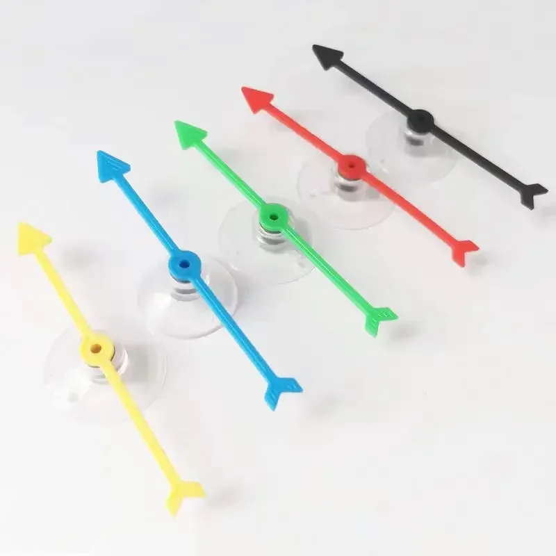 5PCS Craft Toys Board Arrow Toys for Party School Home Usingboard Spinner Game Spinner Plastic Arrow Spinners Suction Cup