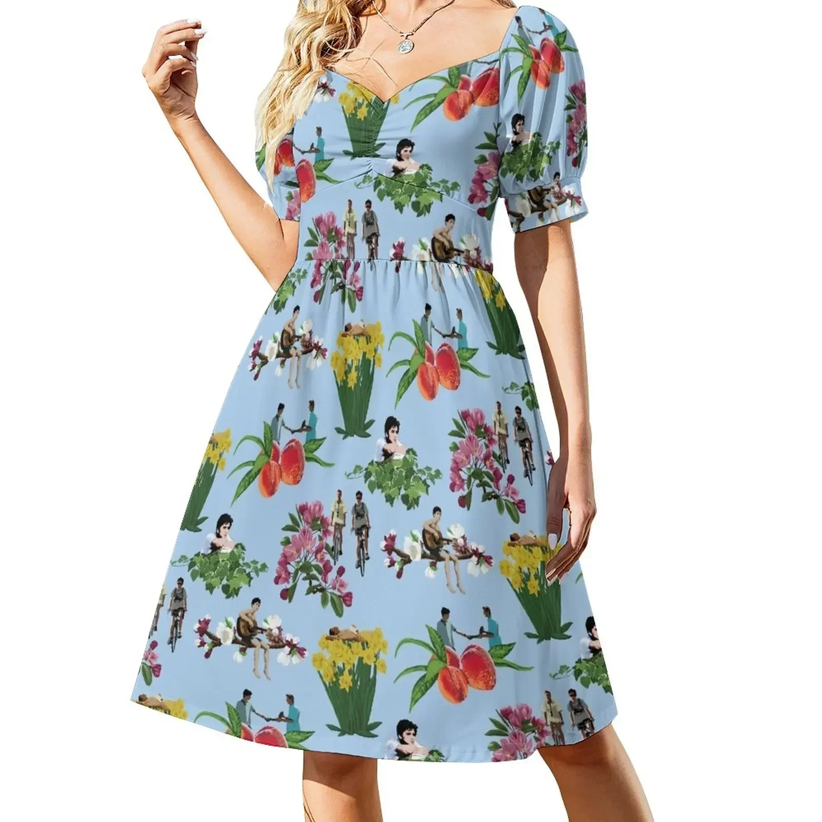 Call Me By Your Name Pattern Sleeveless Dress women's dresses luxury sexy short dresses daring loose summer dress Dress