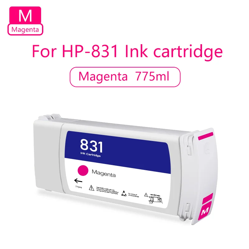 HP 831 inktcartridge vol met latexinkt met chip voor HP 110 115 310 315 330 335 360 365 370 560 570 L360 L365 L330 775ML