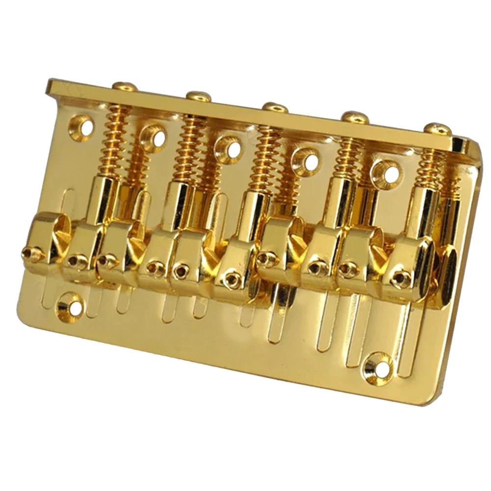 5-String Hardtail Bass Bridge/ Guitar Saddles Zinc Alloy /Electric Bass Parts 87x57x16mm Musical Guitar /Replacement Accesseries