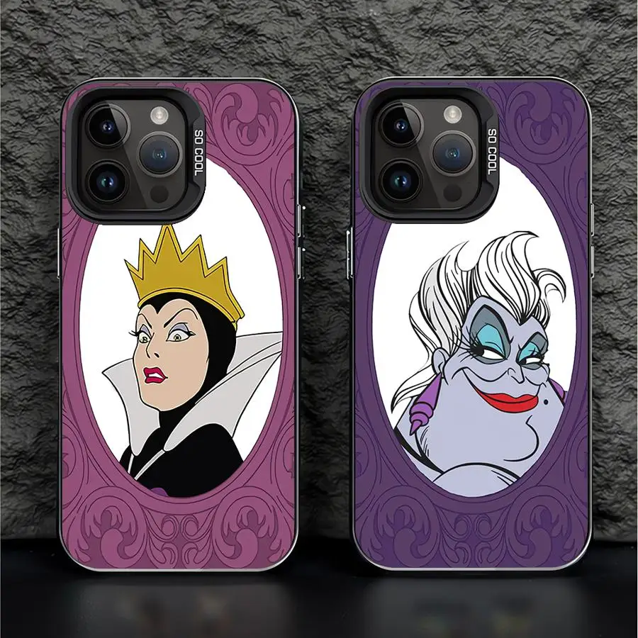 Villain Witch Queen Disney Phone Case for Apple iPhone 16 11 Pro Max 15 Plus XS Max X 13 12 Pro XR 14 Pro Soft Cover Silicon