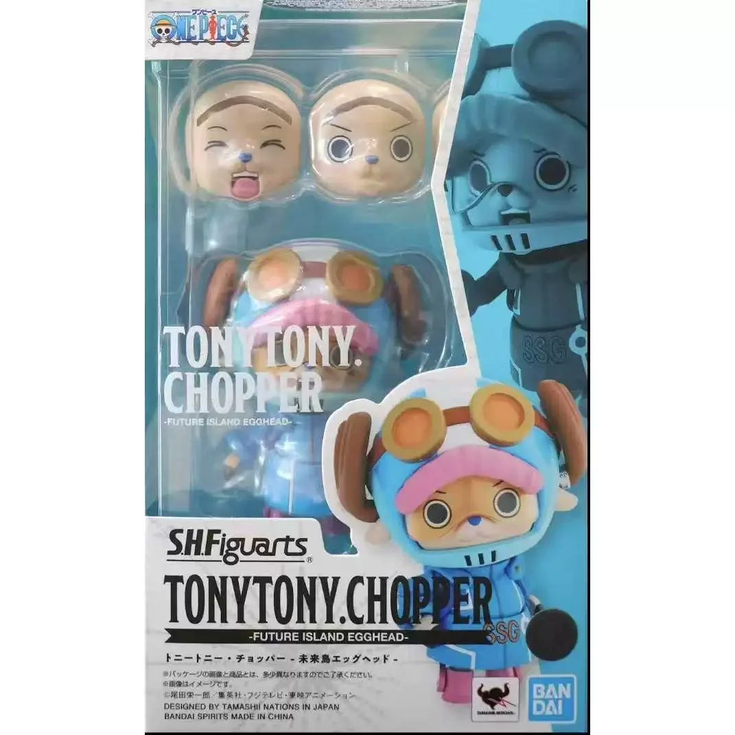 

100% оригинал Bandai SH Figuarts SHF One Piece Tonytony Chopper, экшн-коллекция фигурок будущего острова Egghead, аниме-модель, игрушки