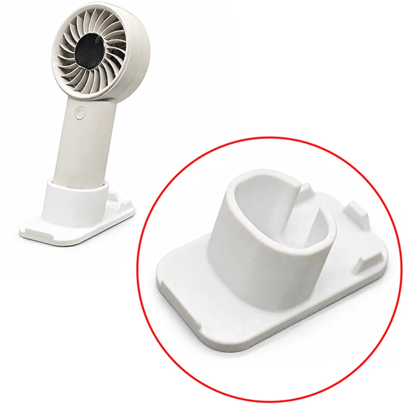 1PCS 3D‑Printed Angled Desktop Stand Base for JISULIFE Life4 Convert Hand Fan to Desktop Fan Vertical Fixed Bracket Holder