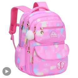 Mochila Impermeável para Crianças, Mochila Escolar, Rosa, Crianças, Criança, Bolsa Escolar para Adolescentes, Primária, Kawaii, Bonito, Little Class Kit