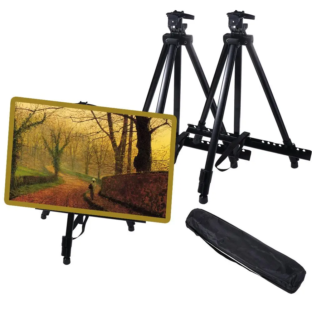 Artist Thicken Posters Signs Art Supplies Metal Painting Stabder Foldable Drawing Tripod Painting Easels Sketch Easel Stand