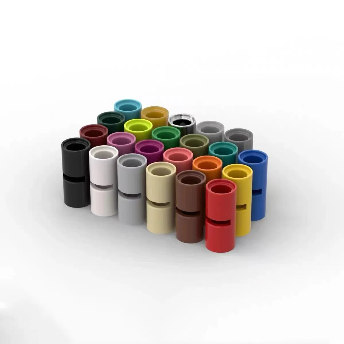 MOC Building Blocks Accessories with Split Bolt Connector Length 15.8 in Bulk 887 Compatible with LEGO 62462