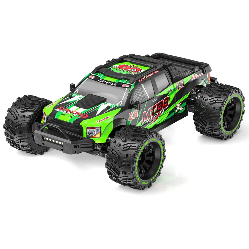 

Zd Racing 1/9 Scale 4WD Monster Truck RC Car with Brushless Motor Remote Control 3S 4S Battery Compatible Boys Birthday Gift