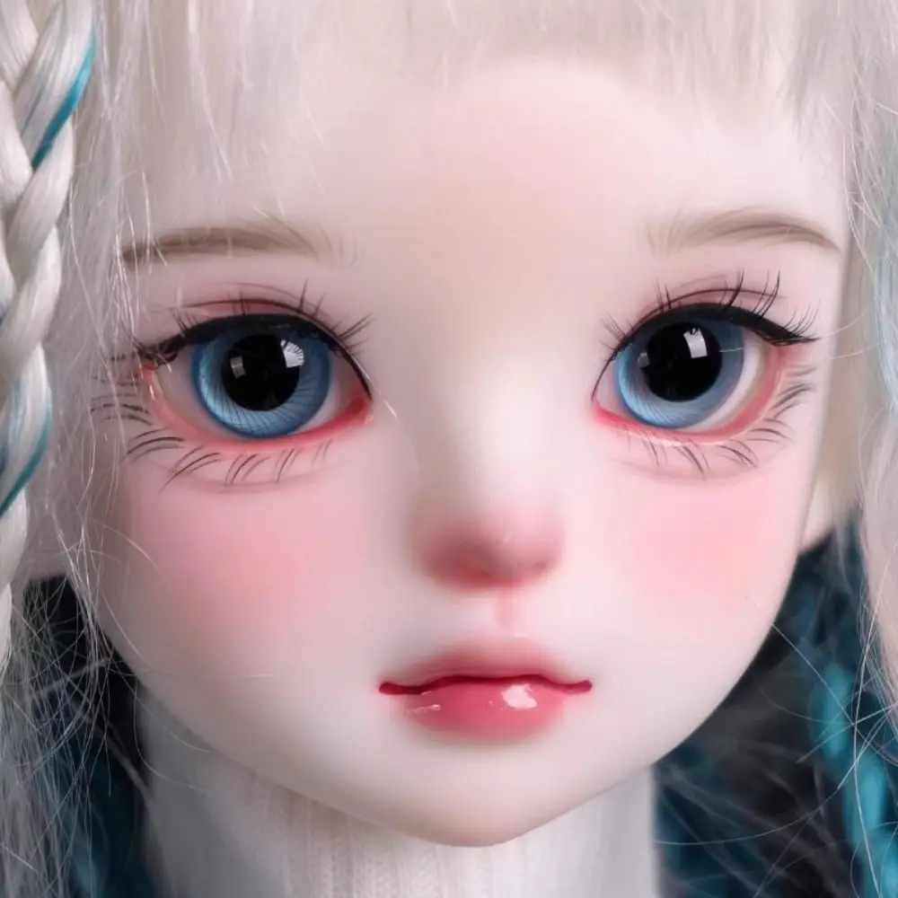 High Quality 10mm 12mm 14mm 16mm Blue Gold Glass Eyes Cute 2 Colors DIY Making Crafts Textured Glass Eyeball For BJD Dolls