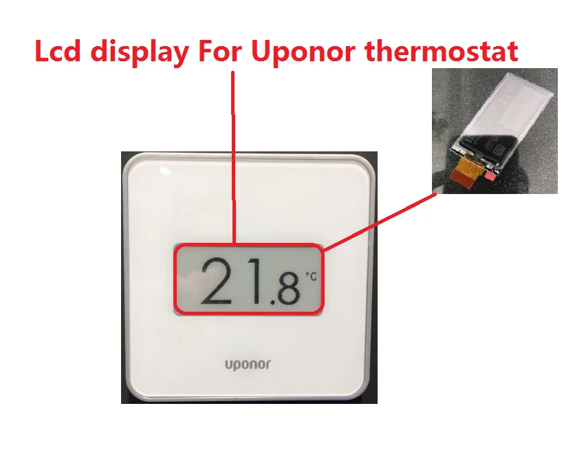 LCD Display screen For Uponor Smatrix Wave +RH Style T-169 Thermostat repair Display