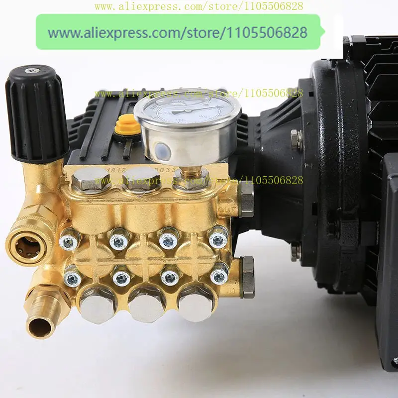 High pressure cleaner motor plus pump head combination commercial car washing machine