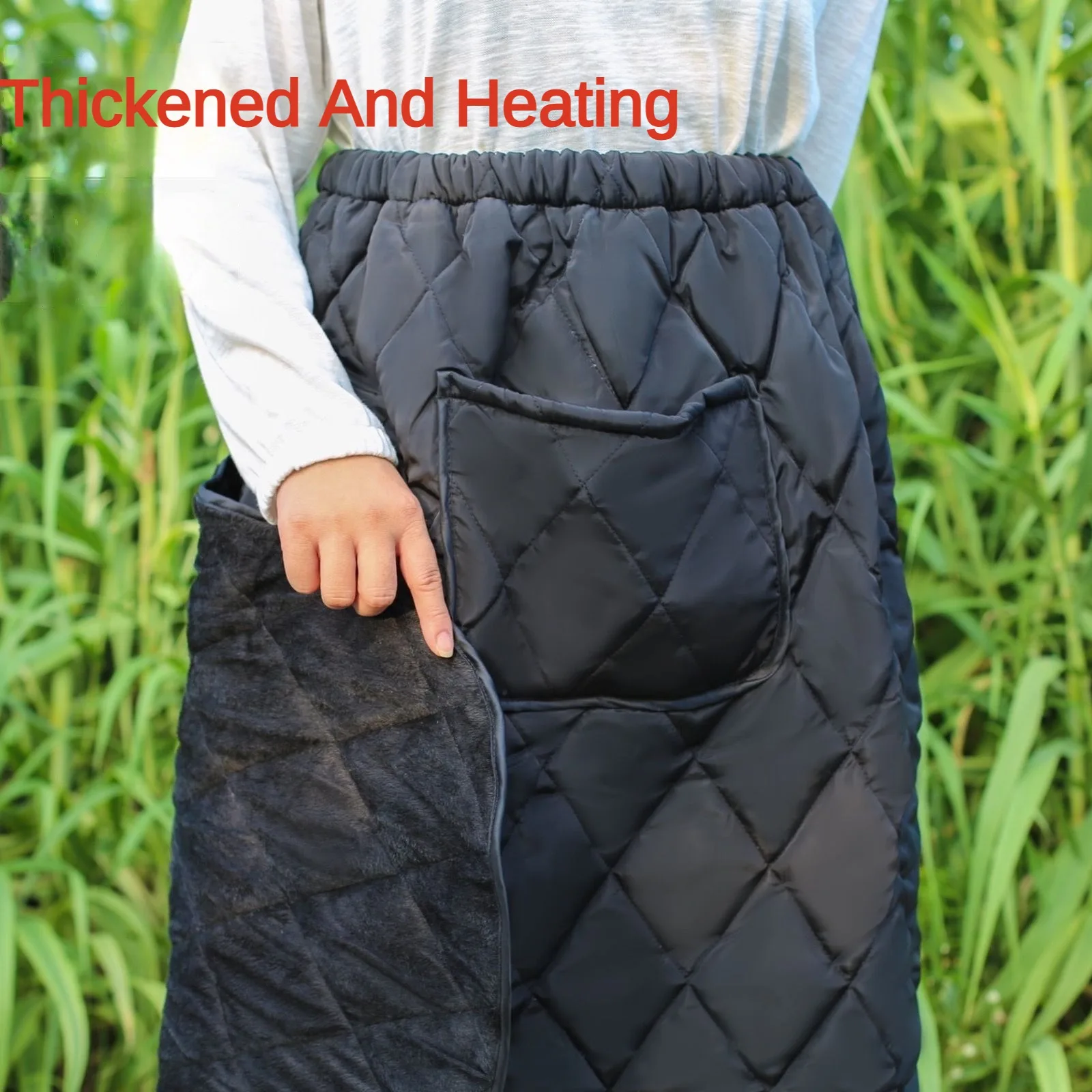 

Leg Apron Thermal Blanket Scooters Leg Warmers Winter Cover Knee Pads Plush Thicken Waterproof Windshield Prevent Cold Quilt