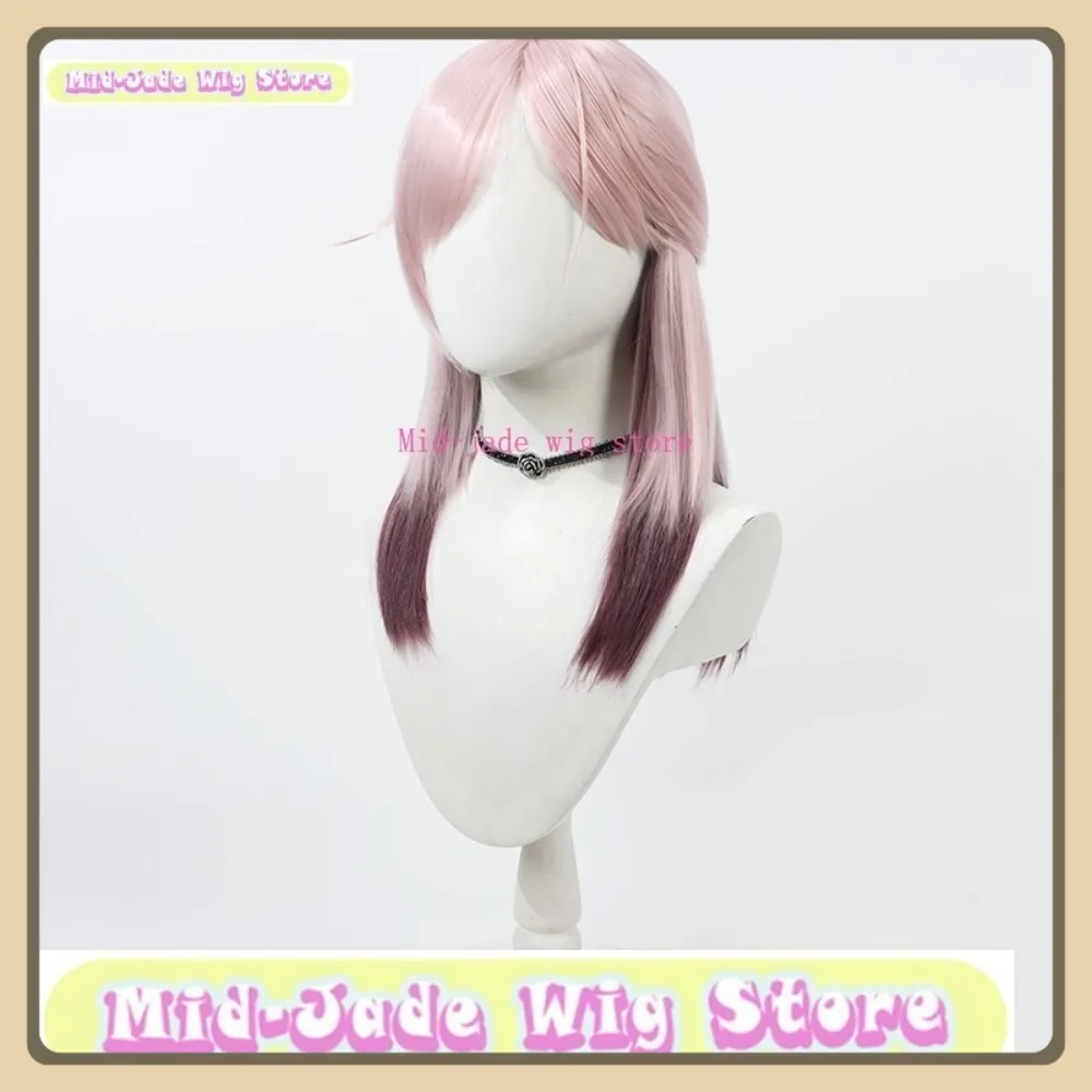 Peluca de jade medio tienda hipnosis micrófono Jakurai Jinguji Cosplay peluca Anime juego de rol fiesta de Halloween peluca sintética