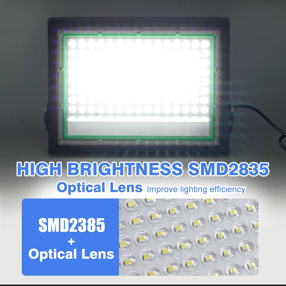 50W/100W Solar Flood Light with Remote Control Timable-Dimmable Suitable for Indoor and Outdoor Lighting