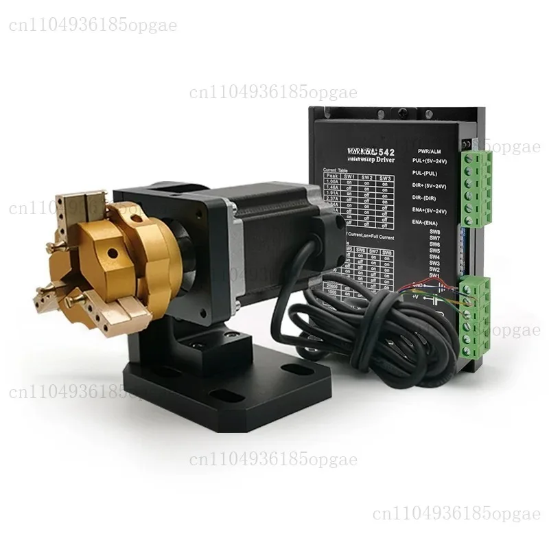 Jewelry Rotating Fixture Marking Rotary Table Engraving Machine Rotating Shaft Ring