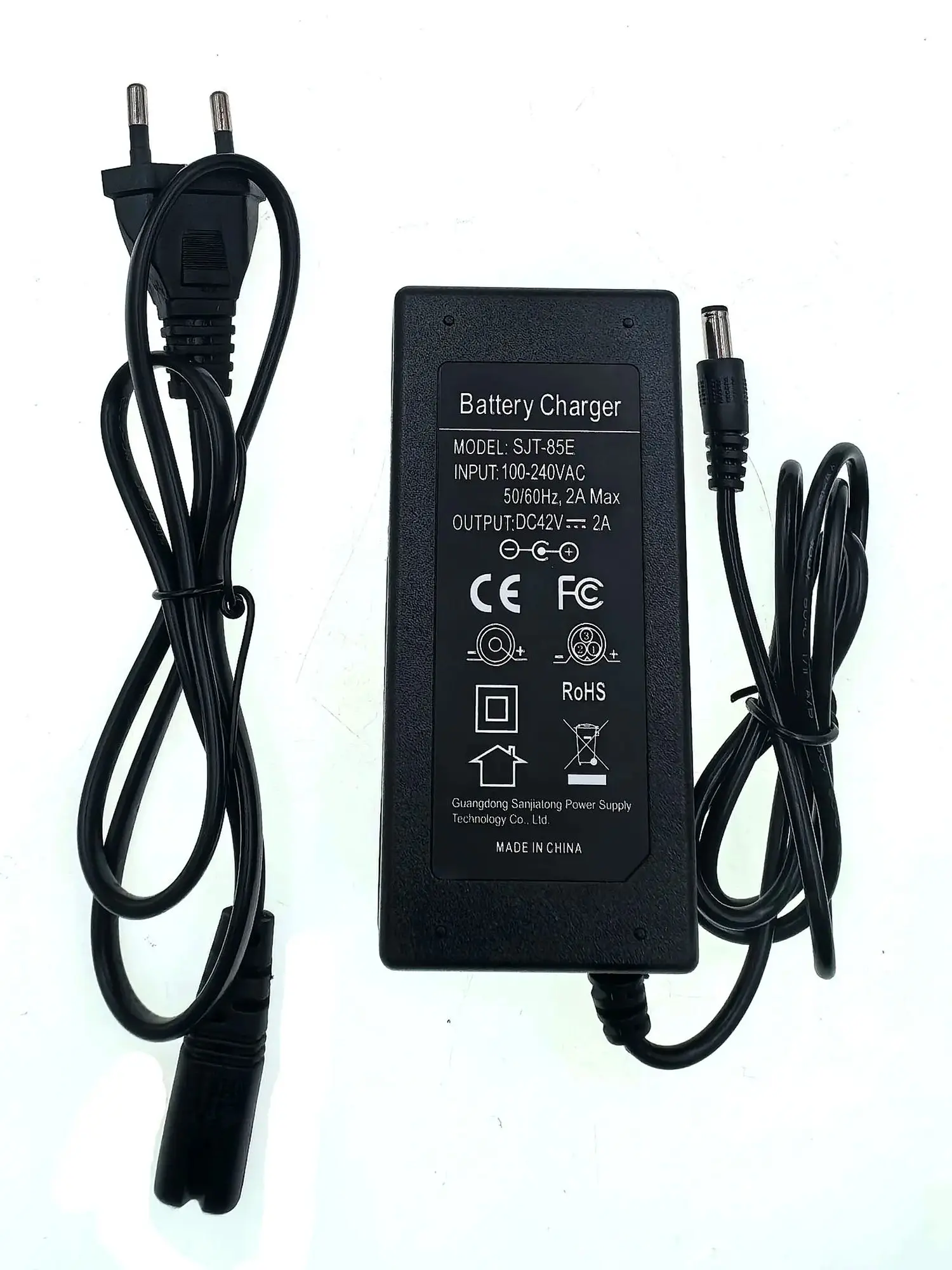 42V 36V 2A Ladegerät Lithium Li-Ion Li-Poly Ladegerät für 10er-Serie 36V Akkupack mit DC5525 Anschluss – Detail 6