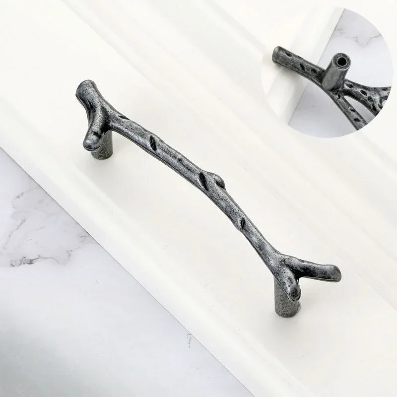 Kitchen Drawer Handles Morden Fashionable Drawer Handles Branch Shape High-level Pomo Puerta Armario Furniture Accessories