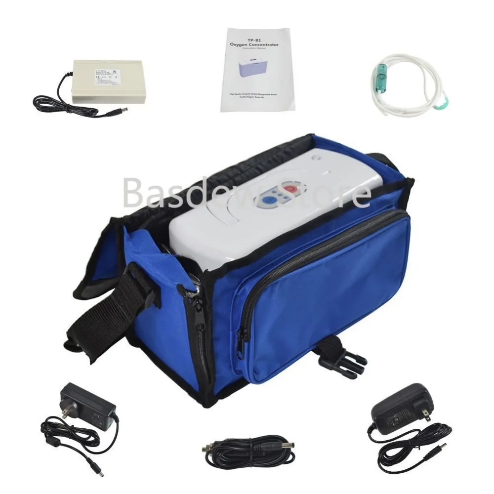 Portable 3L Car Oxygen Generator with External Lithium Battery 2200mha Oxygen Setup Plateau Oxygen Absorption Car Compact