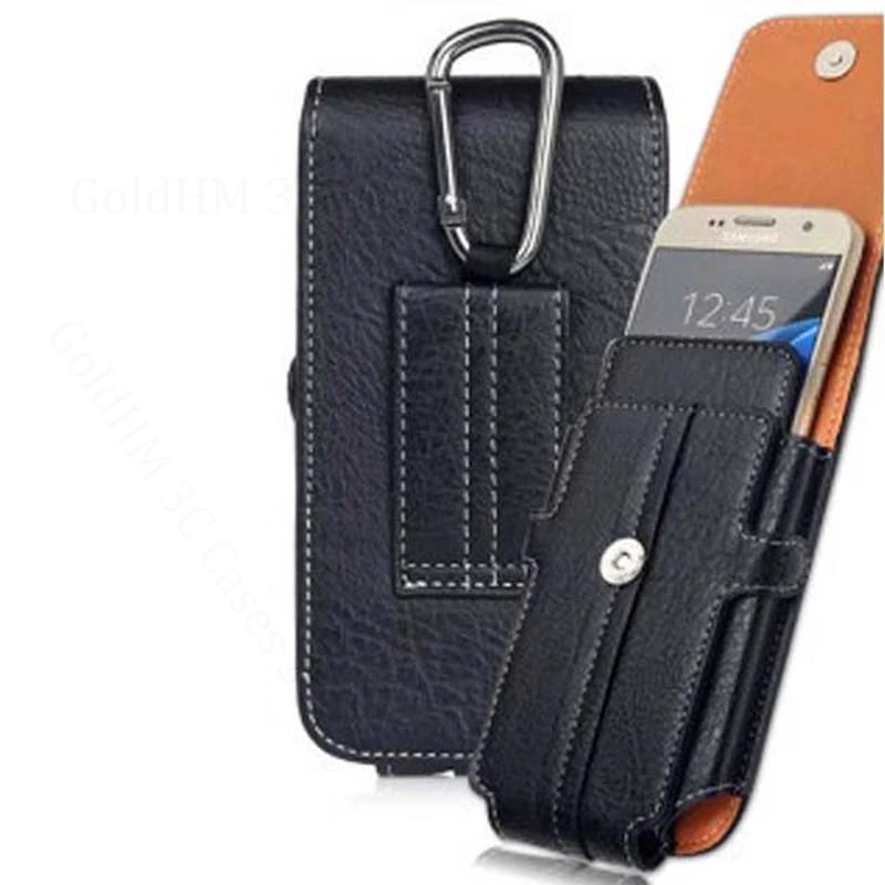 

Leather Card Phone Wallet Case For Redmi K90 Pro Plus Phone Waist Bag Belt Pouch For Redmi K80 Ultra K60 K50 K40 K30 K90 K70 Pro