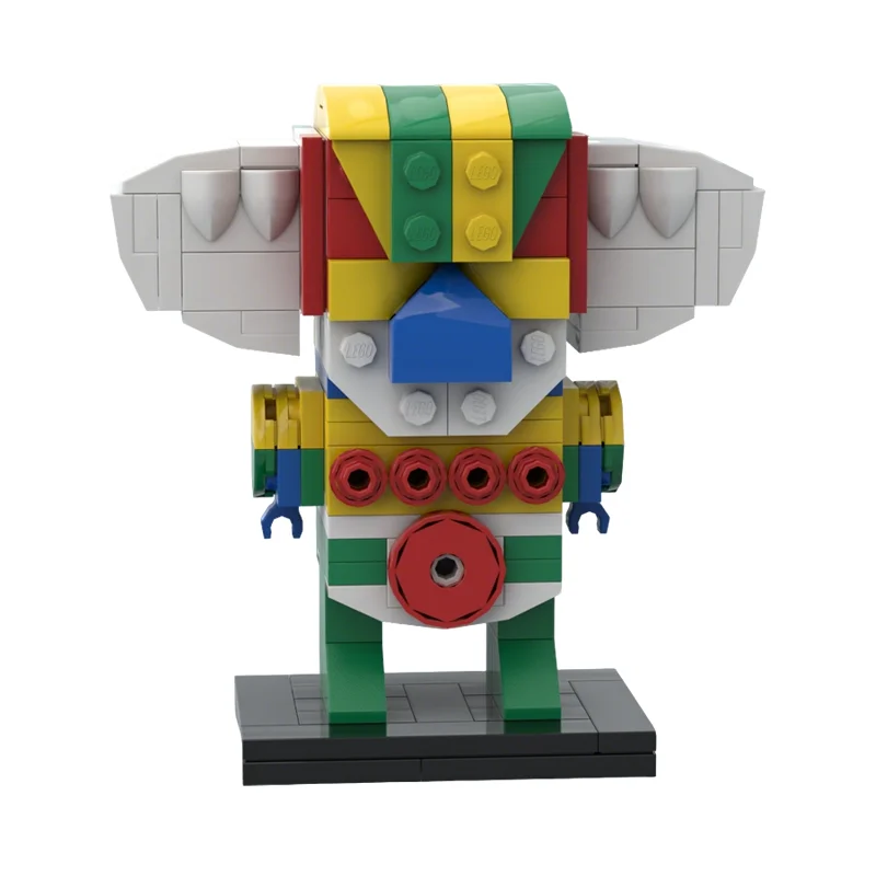 155 pièces MOC Brickheadz JEEG KOTETSU Robot en acier Modèle de construction Blocs de construction Jouet d'architecture Idée de cadeaux de Noël Éducation Briques Enfants