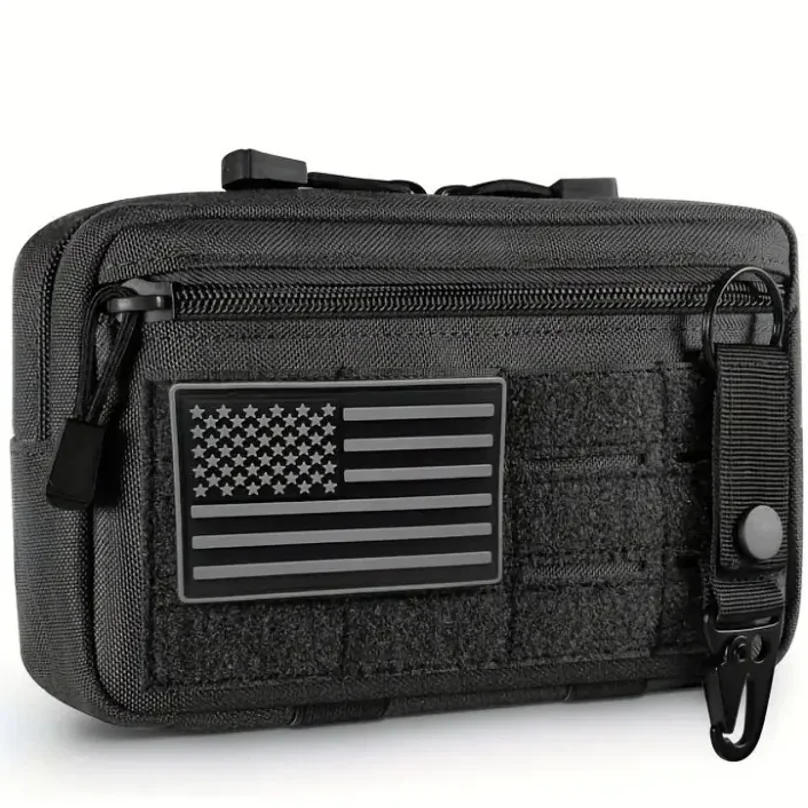 EDC Molle Tactical Pouch Waist Pack Compact Utility Pouches Waist Belt Bag Medical Bags Phone Case Outdoor Hunting Accessories view 5