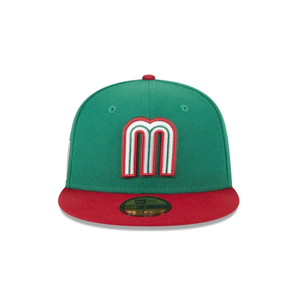 Mexico Flag Pattern Snapback Hat Baseball Cap Flat Bill Caps Unisex Hip-Hop Trucker Hat Adjustable For Men Women Chapeaux