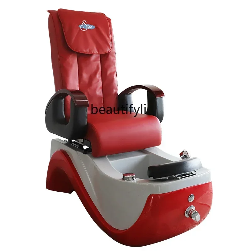 Multifunctional Electric Pedicure Sofa Bed Reclining Beauty Sauna Foot Bath Sofa Foot Washing