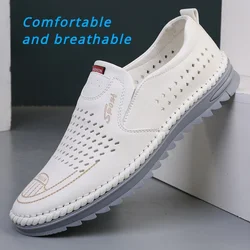 Handmade Leather Shoes Men Casual Sneakers Comfort Design Man Shoe Business Leather Loafers Men Shoes Moccasins Tooling Shoe