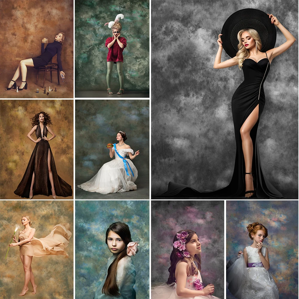 Photography Background Studio Props Abstract Texture Dark Backdrop Newborn Maternity Women Photo Booth Professional Shooting Kit