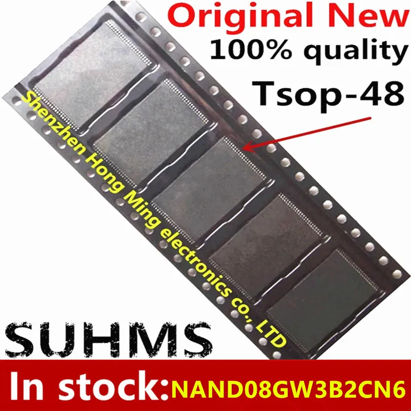 

(10piece)100% New NAND08GW3B2CN6 tsop-48