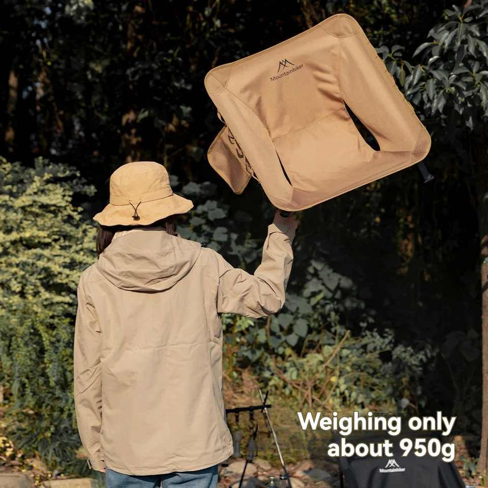 

Mountainhiker Beach chair, outdoor camping, portable small chair, 900D Oxford fabric, aluminum alloy support