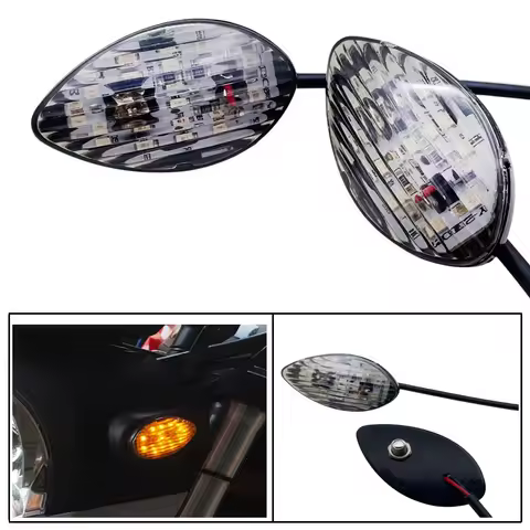 1 Pair LED Motorcycle Turn Signal Light Motorbike Amber Indicator For Honda Grom MSX 125 CBR600RR CBR 954 CBR 1000RR CBR 600 F4i