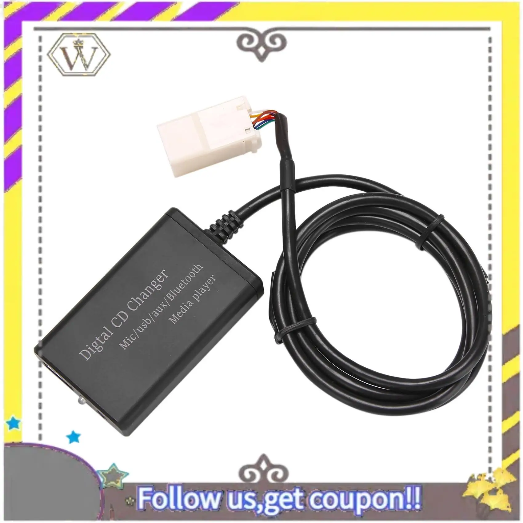 

L38A-мотоцикл USB AUX Bluetooth автомобильный цифровой музыкальный адаптер для замены компакт-дисков для Honda Goldwing GL1800