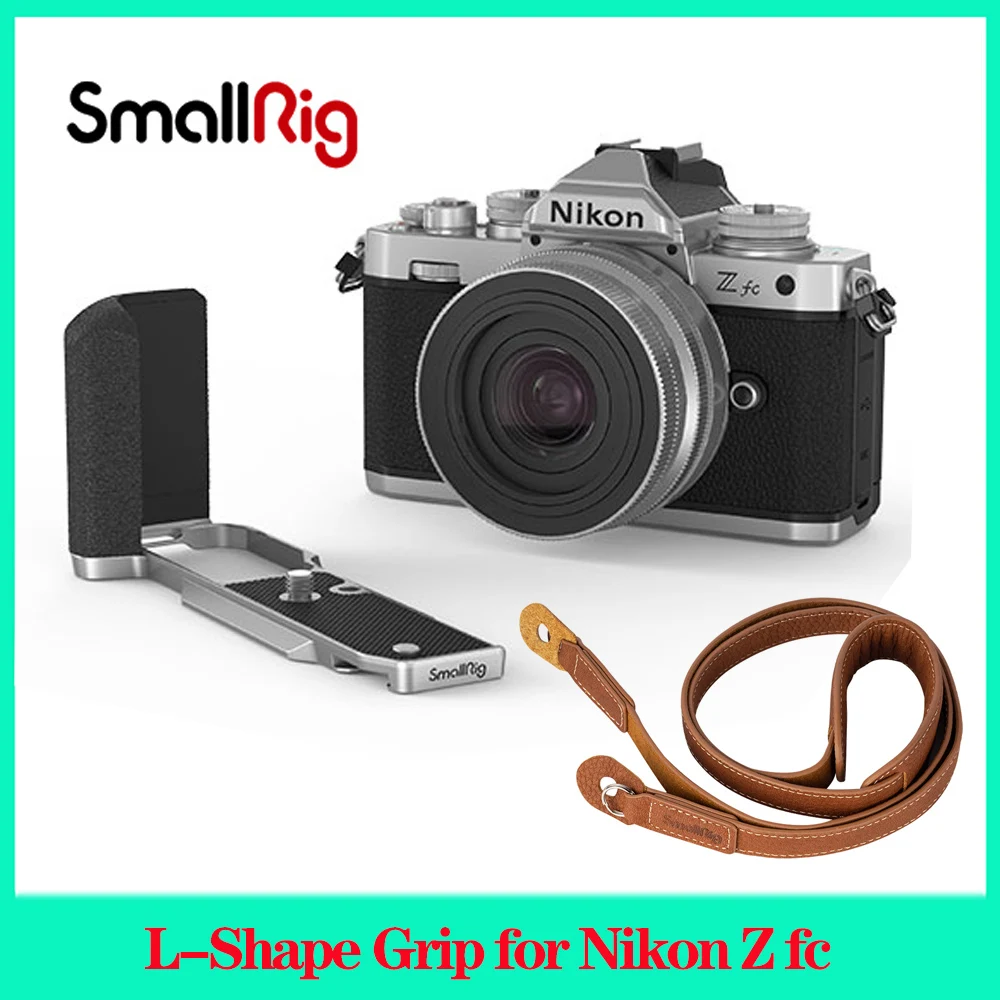 

SmallRig L Shape Camera Cage Rig Grip For Nikon Z FC Camera 1/4 Threaded Hole Side Handle Camera Shoulder Strap Accessories 3480