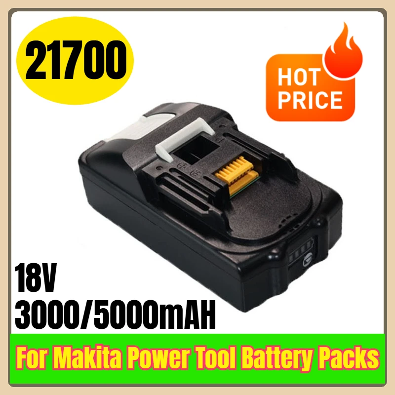 

18V 3000/5000mAH 21700 Battery Packs for Makita Power Tool