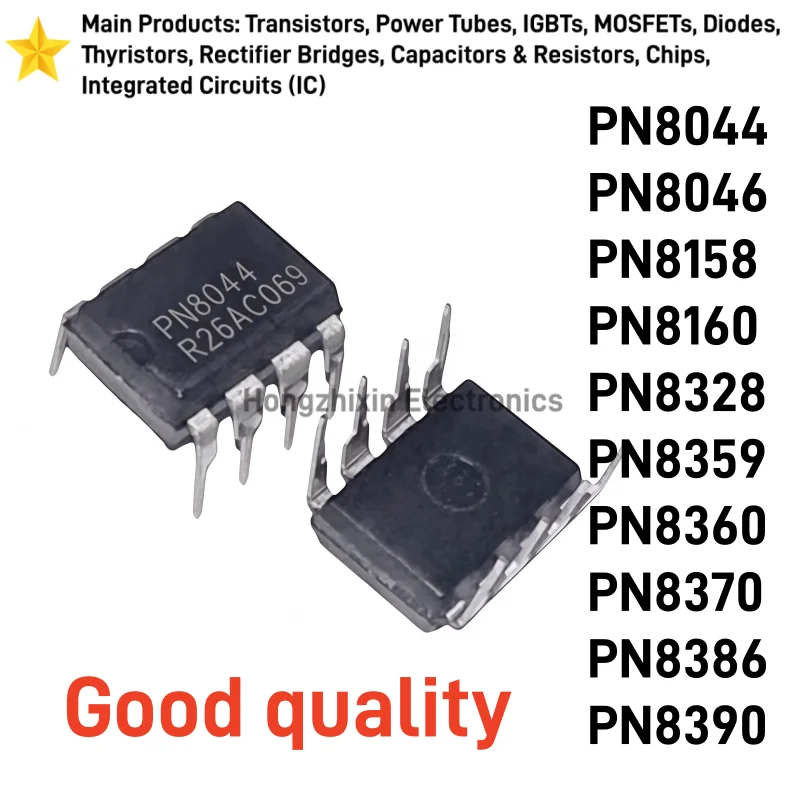 10PCS NEW PN8044 PN8046 PN8158 PN8160 PN8328 PN8359 PN8360 PN8370 PN8386 PN8390 DIP