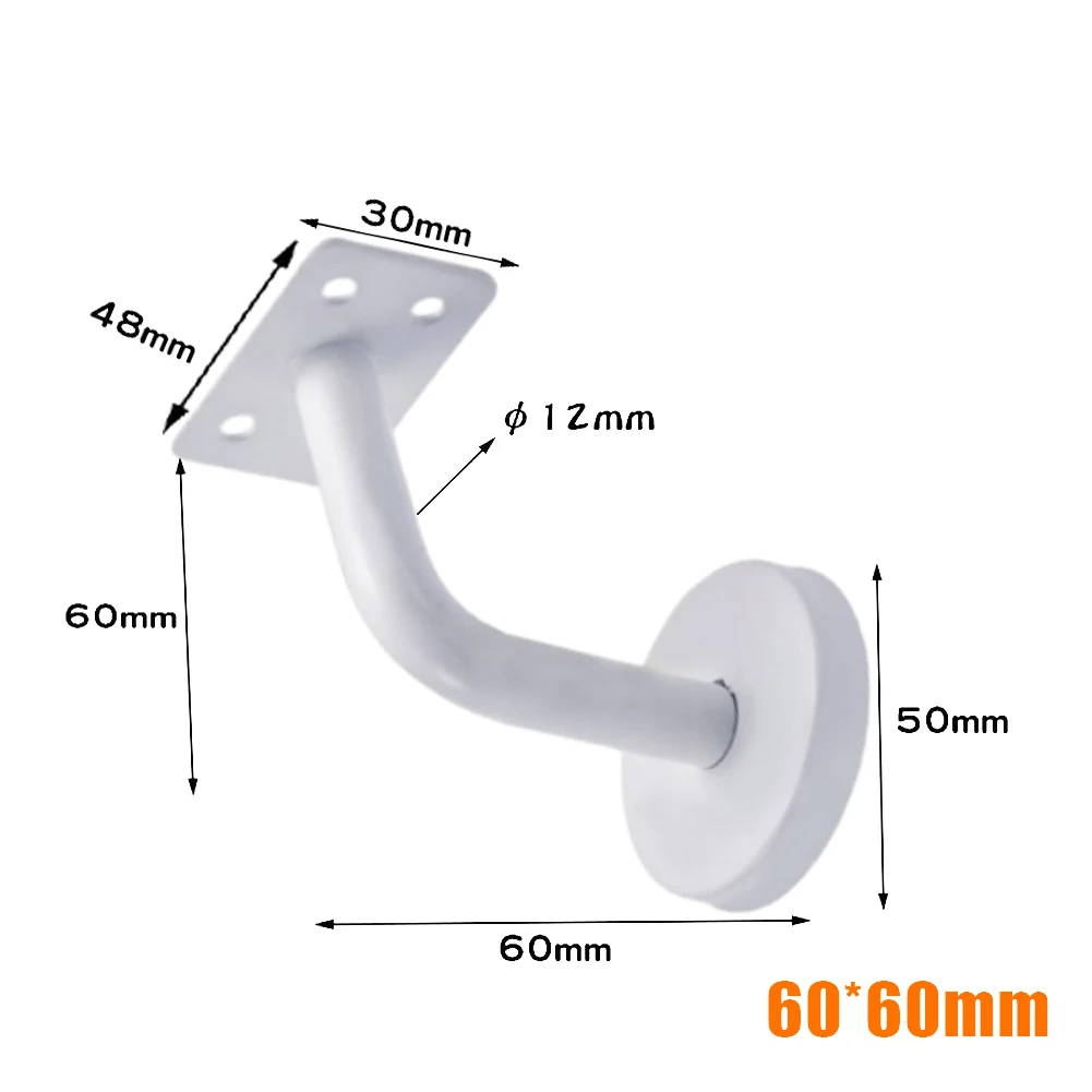 Wall Mounted Stainless Steel Stair Handrail Bracket Reliable Support for Safety in Staircases Easy Installation